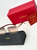 عینک برند آفتابی برند Cartier ( کارتیر ) فریم لس کوالیتی A++