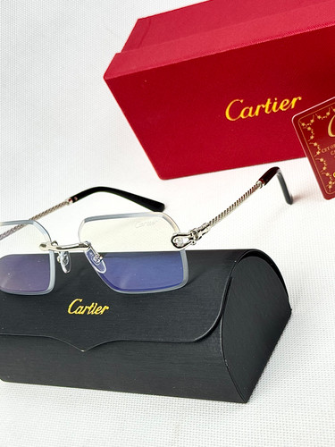 عینک برند Cartier کارتیر فریم لس فتوکرومیک کوالیتی A++